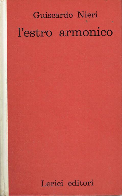L' estro armonico - Guiscardo Nieri - copertina