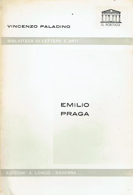 Emilio Praga - Vincenzo Paladino - copertina