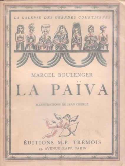 La Païva - Marcel Boulenger - copertina
