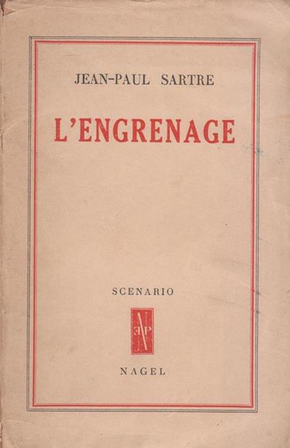 L' engrenage - Jean-Paul Sartre - copertina