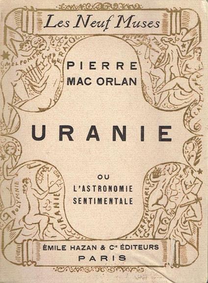 Uranie, ou L'astronomie sentimentale - Pierre Mac Orlan - copertina