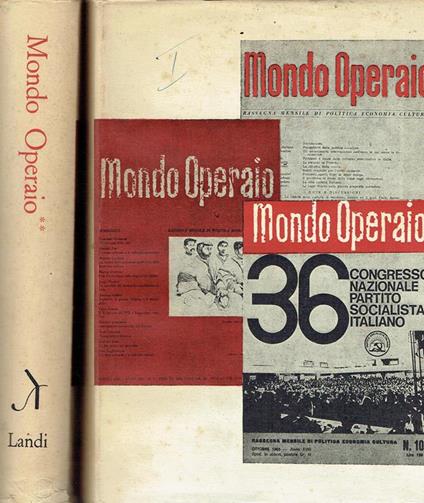 Mondo operaio : 1956-1965 - Gaetano Arfè - copertina