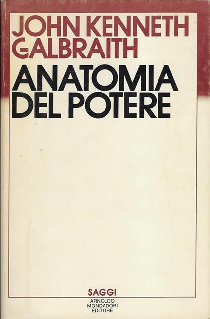 Anatomia del potere - John Kenneth Galbraith - copertina