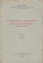 L' economia e il diritto di san Francesco, patrono d'Italia