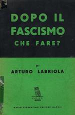 Dopo il fascismo : che fare?