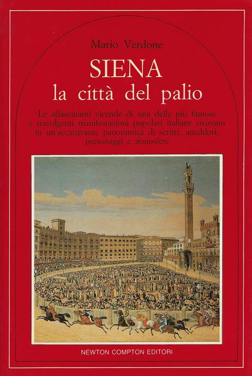 Siena, la città del palio - Mario Verdone - copertina