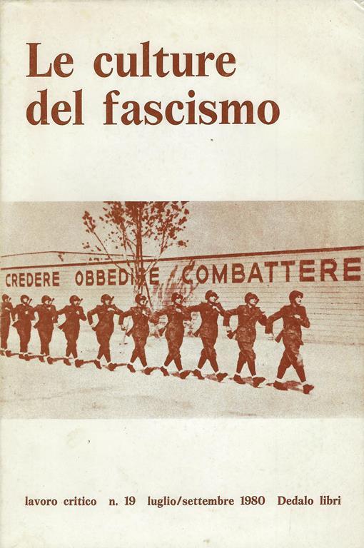 Lavoro Critico. Le culture del fascismo - Arcangelo Leone De Castris - copertina
