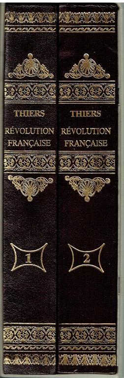 Histoire de la Révolution française. 2 vv. in cofanetto - Adolphe Thiers - copertina