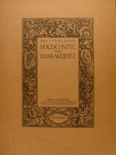 Holzschitte Von Hans Weiditz - Max J. Friedlaender - copertina