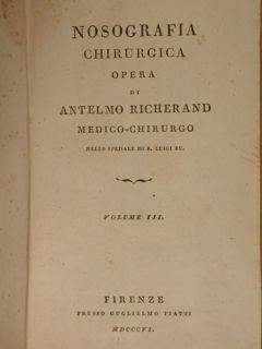 Nosografia Chirurgica. Vol. Iii - Iv - Richerand Antelmo - copertina