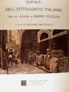 Dipinti dell'Ottocento italiano con un ricordo a Mario Puccini. Milano, ottobre 1968 - copertina
