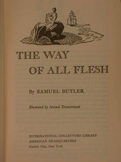 The Way Of All Flesh - Samuel Butler - copertina