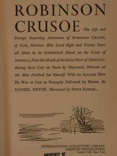 Robinson Crusoe - Daniel Defoe - copertina