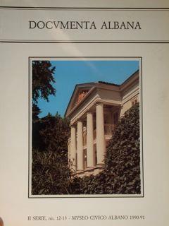 Documenta albana. II serie, nn 12-13/1990-1991 - Pino Curachiarucci - copertina