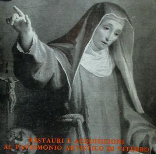 Restauri e acquisizioni al patrimonio artistico di Viterbo. Viterbo, Palazzo dei Priori, 10 giugno 1972 - Italo Faldi - copertina