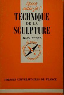 Technique de la sculpture - Jean Rudel - copertina
