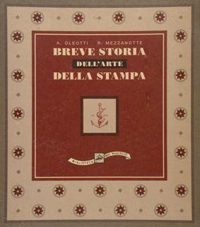 Breve storia dell'arte della stampa. - copertina