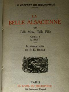 La belle Alsacienne ou Telle Mère, Telle Fille - Antoine Bret - copertina