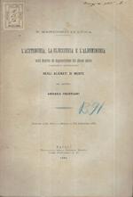 L' acetonuria, la Glicosuria e l'Albuminuria. nella diarrea da degenerazione del plesso solare negli alienati di mente