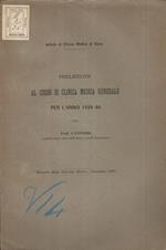 Prelezione al Corso di Clinica Medica Generale. per l'anno 1889-90