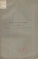 Ueber eine neue Form der Peptonurie. Separat - Abdruck aus der Zeitschr. f. klinische Medicin