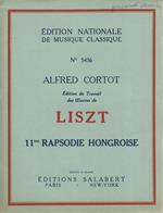 LISZT 11ÈME RAPSODIE HONGROISE