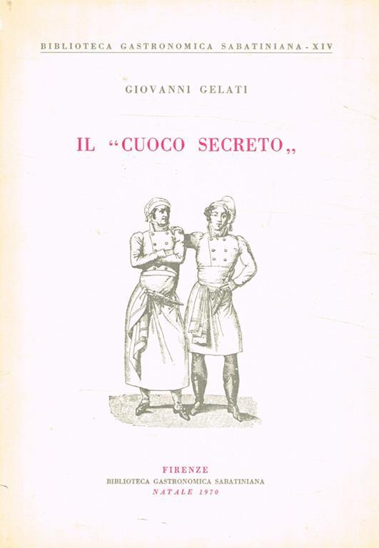 Il cuoco secreto - Giovanni Gelati - copertina