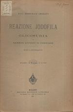 Reazione Jodofila e Glicosuria in bambini affetti di Pertosse. Studi e considerazioni