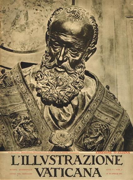 L' Illustrazione vaticana anno V n.8. Rivista quindicinale - Giuseppe Dalla Torre - copertina