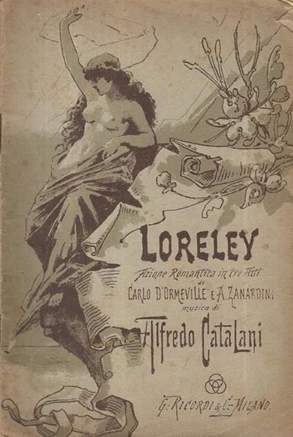 Loreley. Azione romantica in tre atti - Carlo D'Omerville - copertina