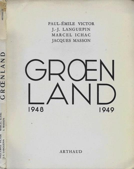Groen Land. 1948-1949 - copertina