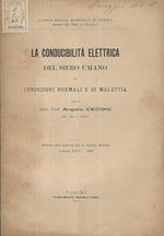 La conducibilità elettrica del siero umano in condizioni normali e di malattia