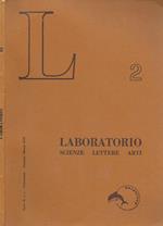Laboratorio Anno II-N° 1. Scienze lettere arti