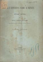 Sulle differenti forme di Nefrite. Studio critico