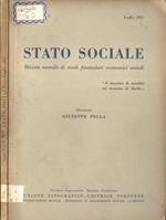 Stato sociale Anno I n. 7. Rivista mensile di studi finanziari economici sociali