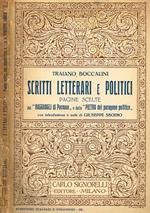 Scritti letterari e politici. Pagine scelte da Ragguagli di Parnaso e dalla Pietra del paragone politico