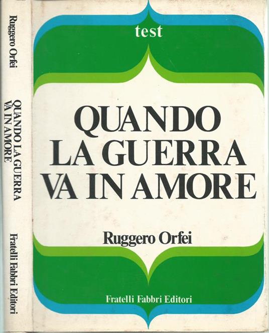 Quando la guerra va in amore - Ruggero Orfei - copertina