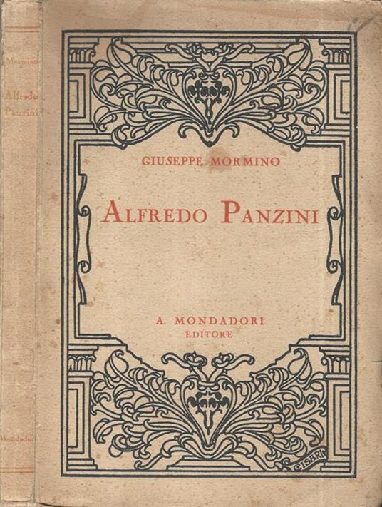 Alfredo Panzini - Giuseppe Mormino - copertina