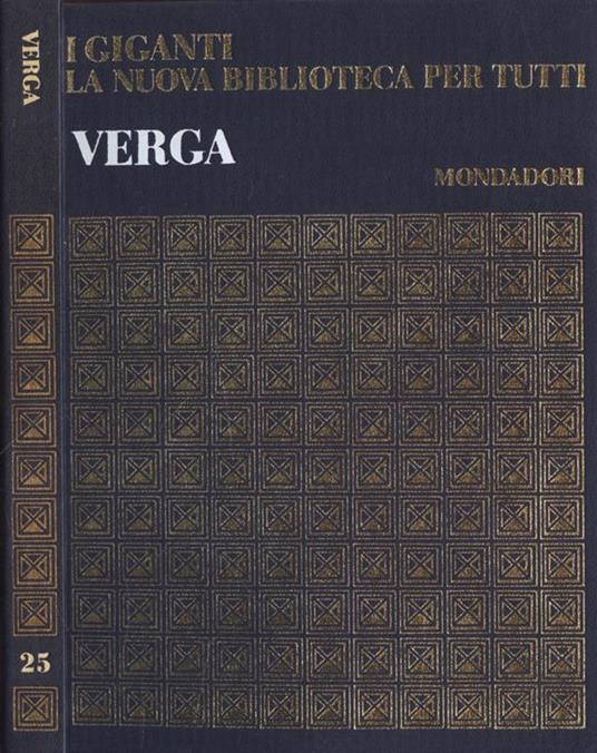 Verga - copertina
