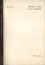 Poetica, critica e storia letteraria