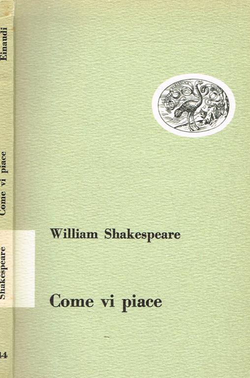 Come vi piace - William Shakespeare - copertina