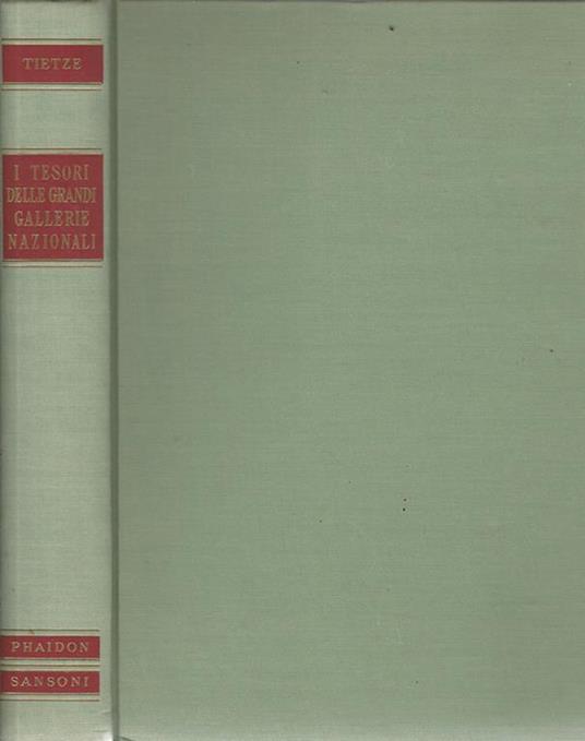I tesori delle grandi gallerie nazionali - Hans Tietze - copertina
