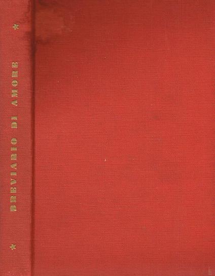 Breviario di amore - copertina
