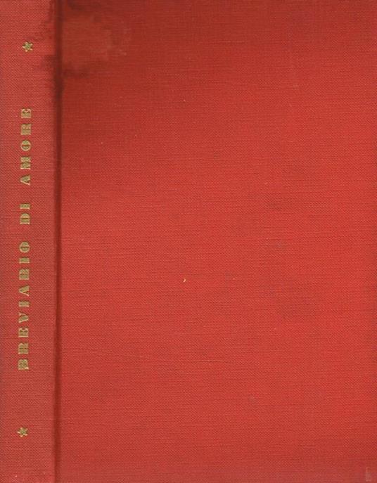 Breviario di amore - copertina