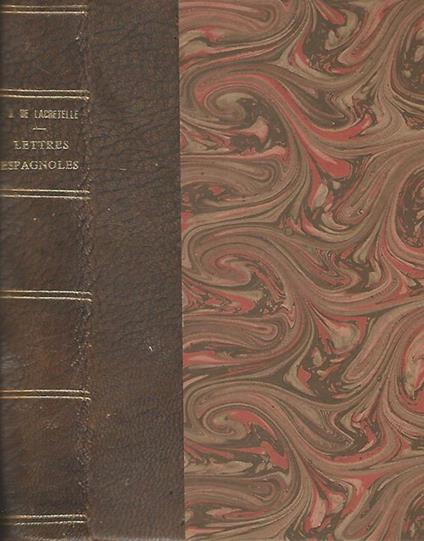 Lettres espagnoles - Jacques de Lacretelle - copertina
