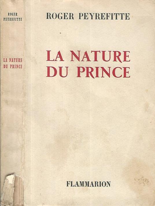 La nature du prince - Roger Peyrefitte - copertina