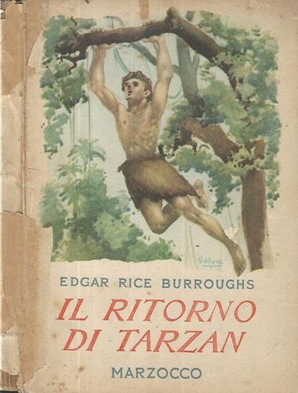 Il ritorno di Tarzan - Edgar R. Burroughs - copertina