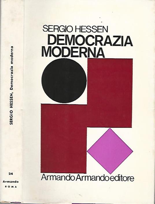 Democrazia moderna - Sergej Hessen - copertina