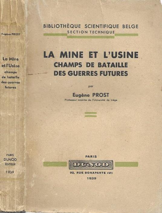 Le mine et l'usine. Champs de bataille des guerres futures - copertina
