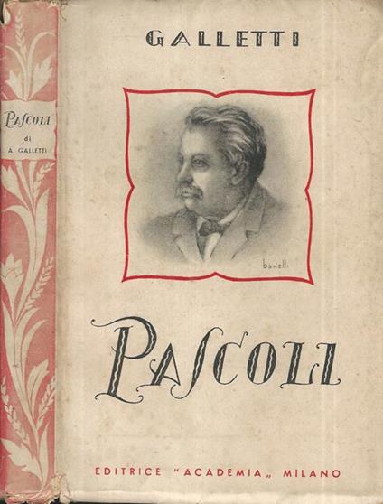 Pascoli - Alfredo Galletti - copertina